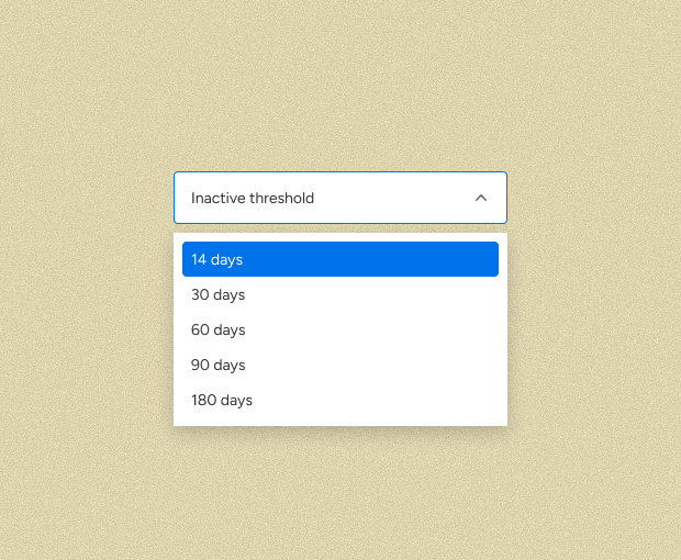 Automated notification reminders and auto-deactivation settings